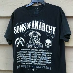 5/$25 Sons of Anarchy No Rules No Masters Shirt L